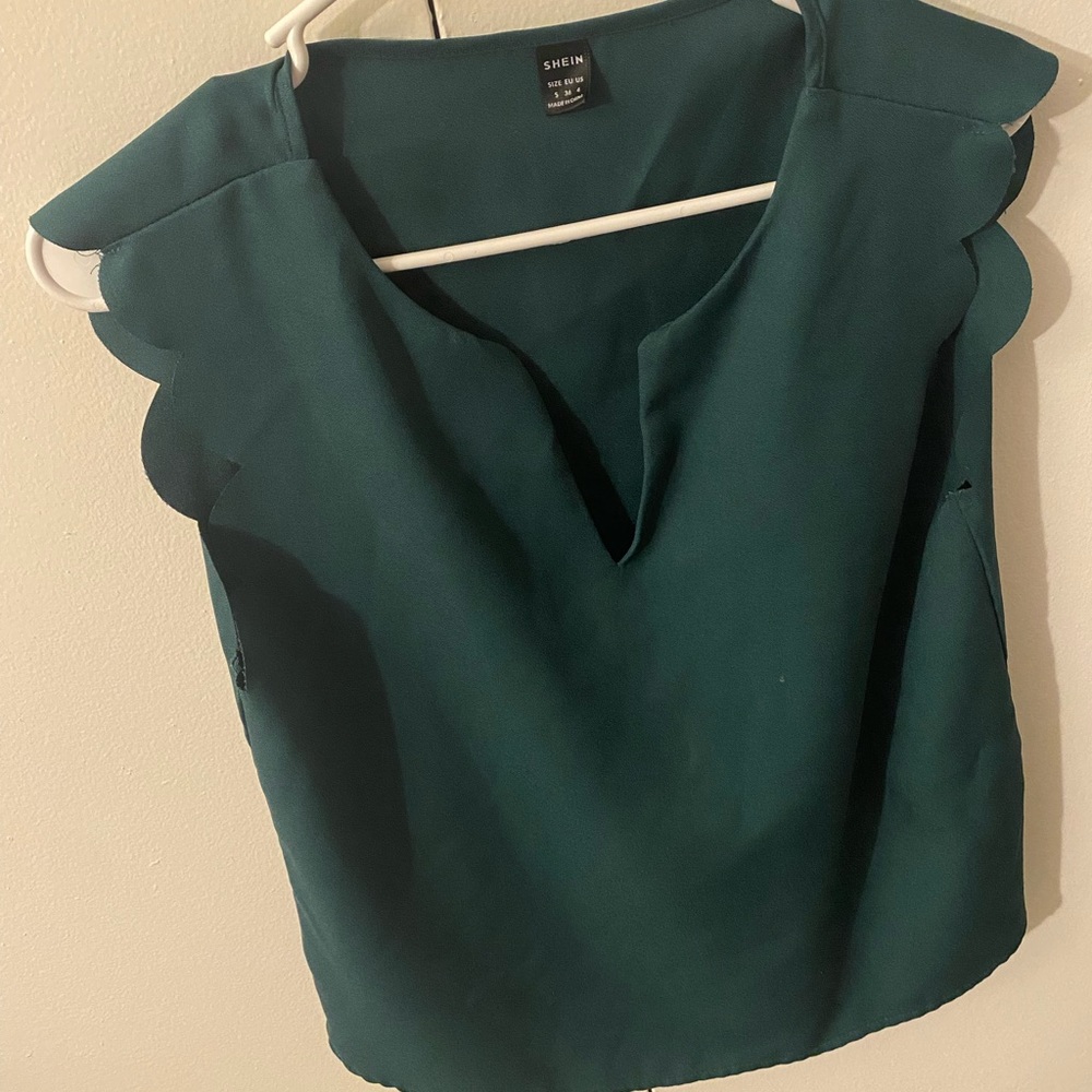Forest Green Blouse